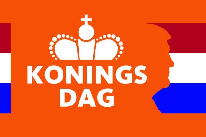 Koningsvlag voor iedere Koningsdag 100x150cm