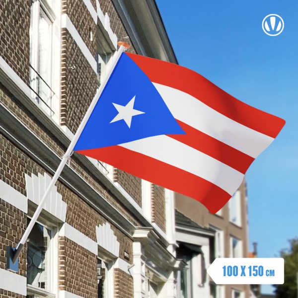 Vlag Puerto Rico 100x150