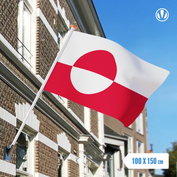 Vlag Groenland 100x150