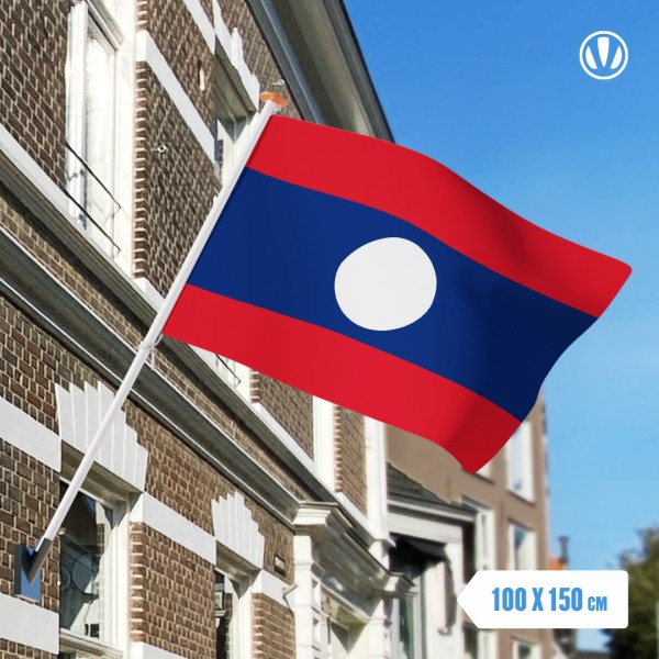 Vlag Laos 100x150