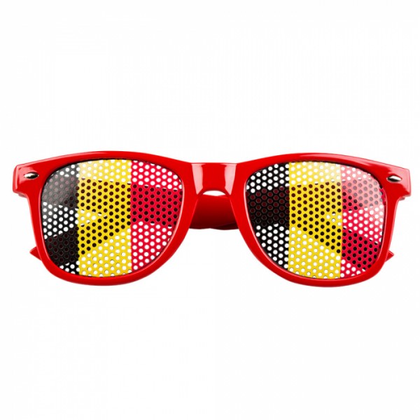 Bril Belgie Partybril Rode Duivels