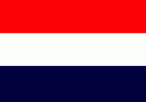 Oud Hollandse vlag Sloepenvlag 30x45cm Marine blauw