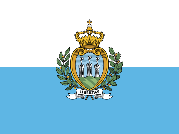 Vlag San Marino 70x100cm