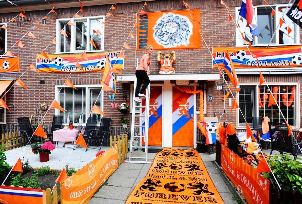 oranje versiering