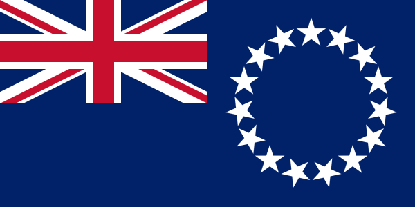 Vlag Cookeilanden 70x100cm