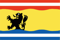 Vlag Zeeuws-Vlaanderen 50x75cm bootvlag