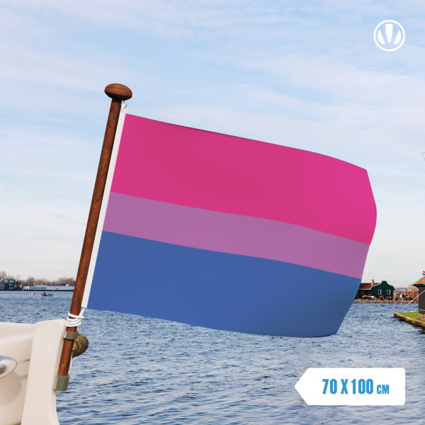 Bi vlag Biseksueel 70x100cm
