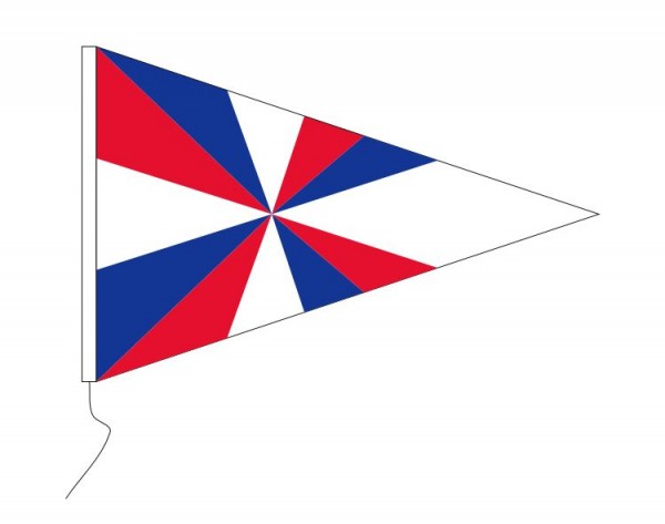 Puntvlag Marine Geus wimpel geusje 30x45cm