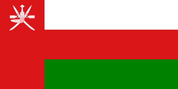 Vlag Oman 70x100cm