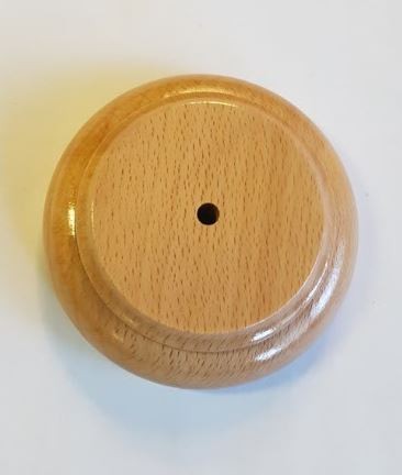 Loss houten luxe voet 7,4cm