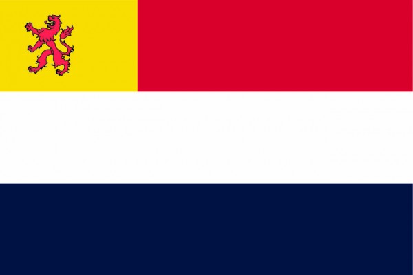 Oud Hollandse vlag met inzet Zuid-Holland | 50x75