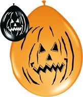 Halloween Horror Pompoen ballonnen Sint Maarten