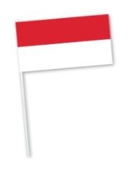 Indonesische zwaaivlag van Indonesie