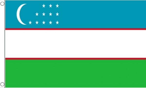 Vlag Oezbekistan 60x90cm