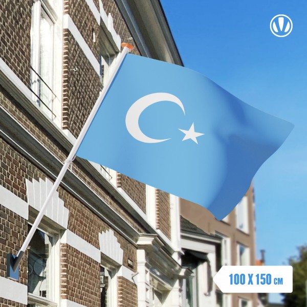Vlag Oeigoeren 100x150