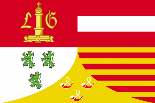 Grote vlag Luik