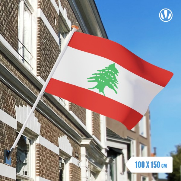 Vlag Libanon 100x150