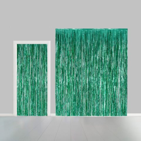 Groen deurgordijn | B1 Brandvertragend