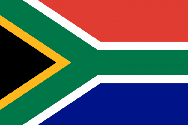 Grote vlag Zuid Afrika