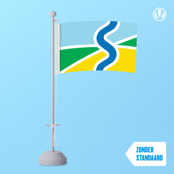 Tafelvlag Zeeland 10x15cm - met standaard
