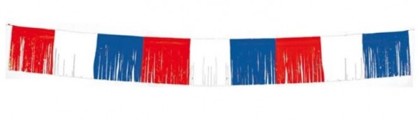 Vlaggenlijn Franjeslinger rood wit blauw 5 meter