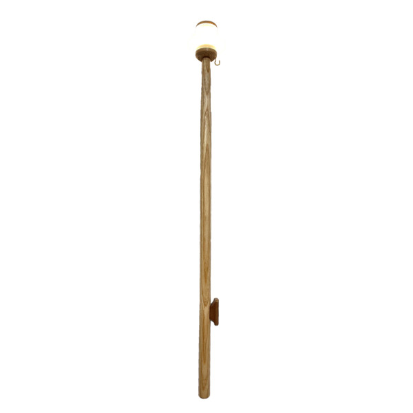 Vlaggenstok met luxe LED verlichting essen 63cm-Copy