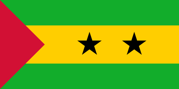 Vlag Sao Tomé en Principe 70x100cm