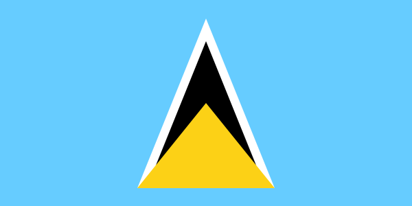 vlag Saint Lucia | Saint Lucia's vlaggen 50x75cm