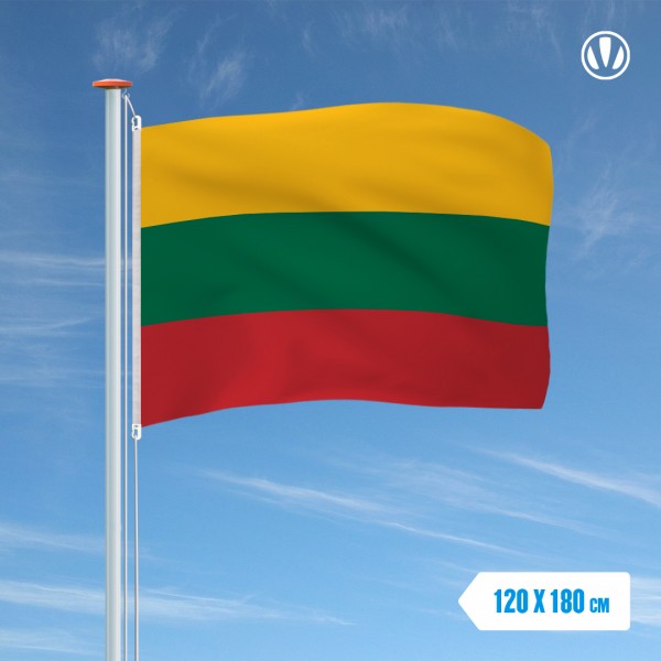 Vlag Litouwen 120x180cm
