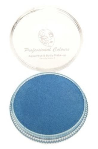 Parelmoer blauwe schmink Aqua PXP Waterbasis face & body 30 gram Pearl Sky Blue