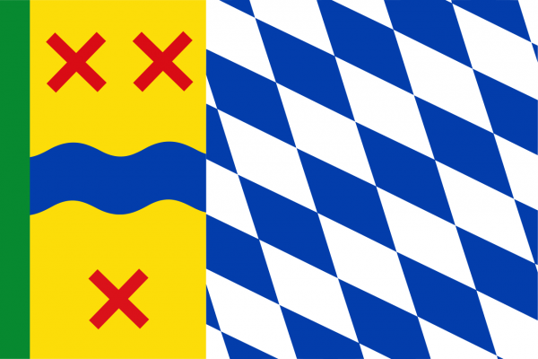 Vlag Hoeksche Waard 30x45cm