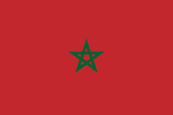 vlag Marokko | Marokkaanse vlaggen gastenvlag 50x75cm