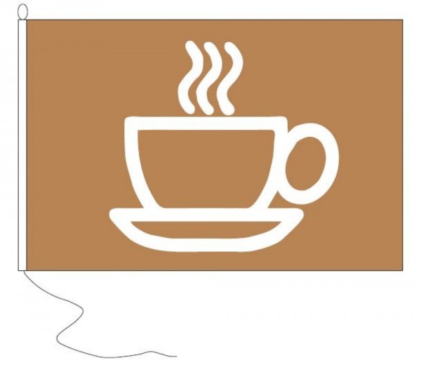 Borrelvlag Koffie 30x45cm De leukste vlag voor Koffietijd