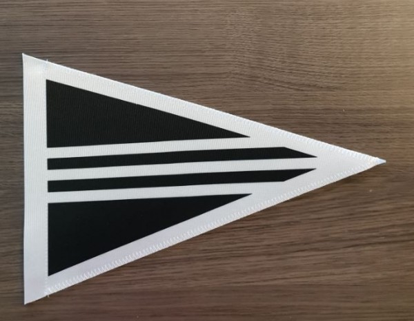 Rouwstoet vlag voor magnetische autovlag standaard 1