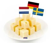 Cocktailprikkers met Europese landen vlaggen vlaggetjes