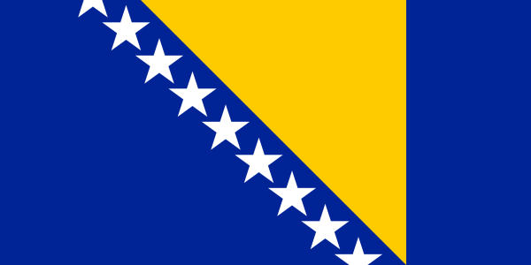 Vlag Bosnië en Herzegovina 70x100cm