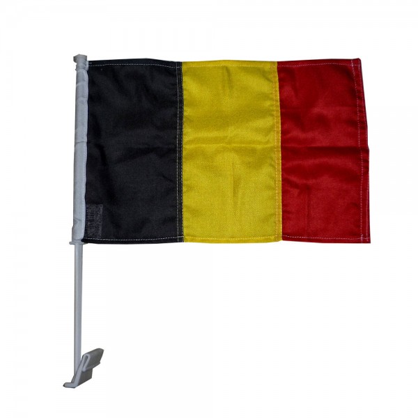 Belgische autovlag Belgie Rode Duivels fanvlag