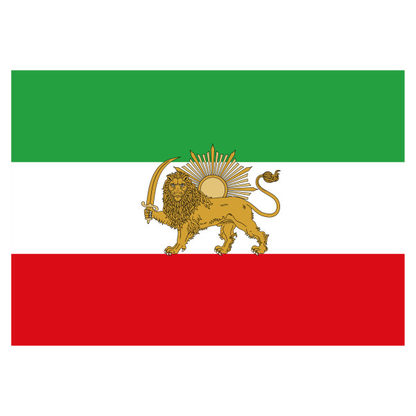 Vlag oud Iran 70x100cm