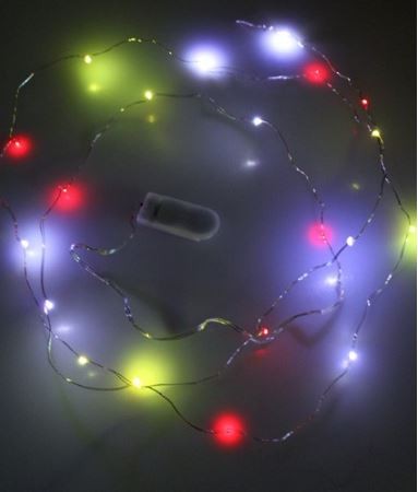 Led lichtsnoer 2 m rood/wit/geel