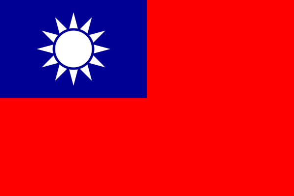 Vlag Taiwan 70x100cm