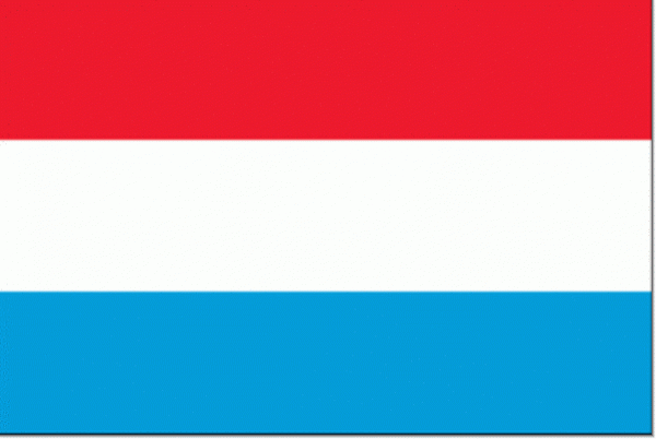 Luxemburgse vlag vlaggen Luxemburg 30x45cm