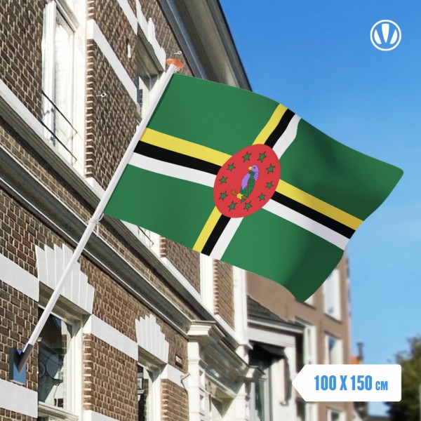 Vlag Dominica 100x150