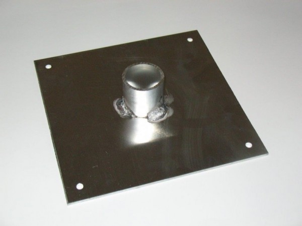 Buiskoppeling Damwandplaten voor aluminium buis 42mm