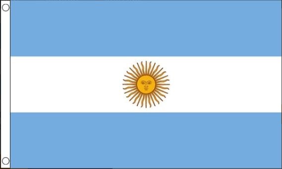 vlag Argentinië | Argentijnse vlaggen 90x150cm Best Value