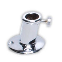 Vlaggenstok houder verchroomd 25mm Foresti & Suardi Chroom