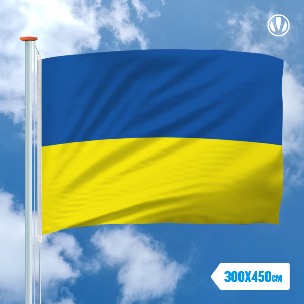 Grootste vlag Oekraine 300x450 cm XXXL