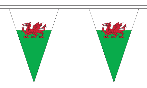 Vlaggenlijn Wales 10 meter