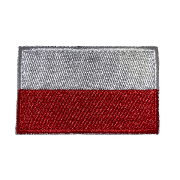 Poolse vlag patch voor op kleding