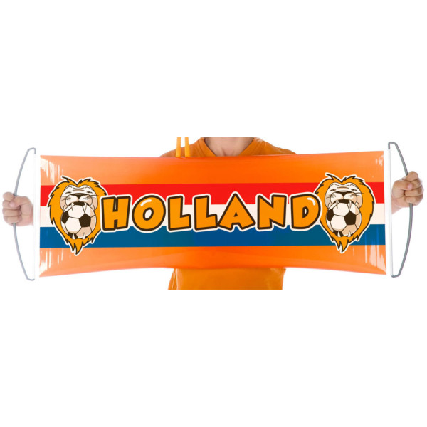 Hollandse Leeuw spandoek handbanner