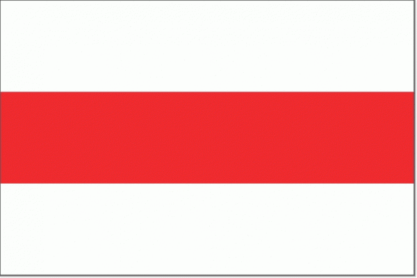 Tafelvlag Belarus 10x15cm vlaggetje voor vrijheid en democratie